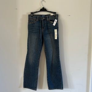 Straight Leg blue jeans, 100% cotton